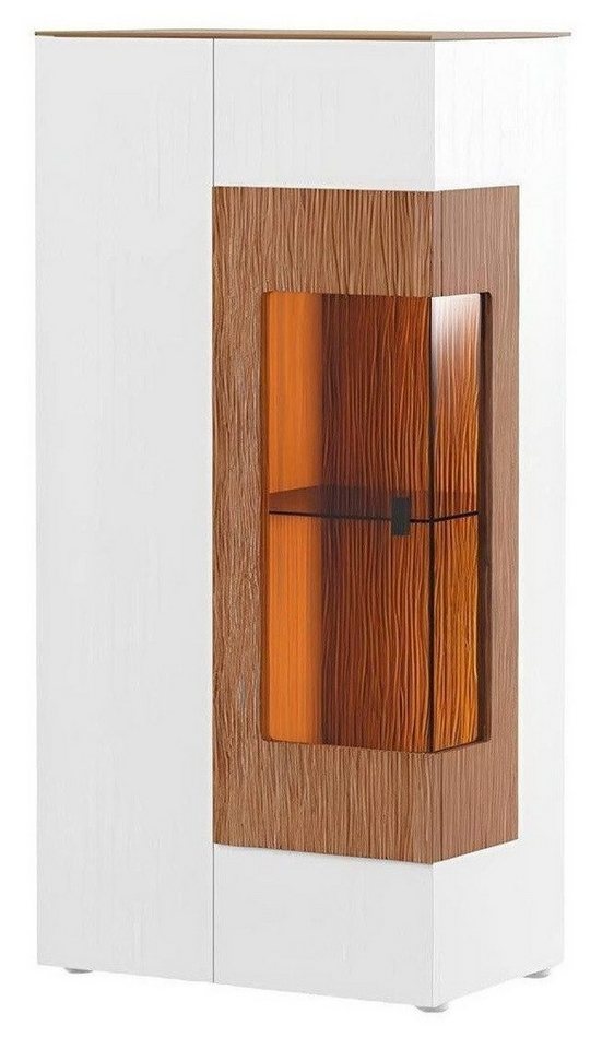 Xlmoebel Vitrine Innovative Glasvitrine Wohnzimmerschrank Ausstellungsstück mit 1 Tür (Vintrine 4062292182570) Hergestellt in Europa von Xlmoebel