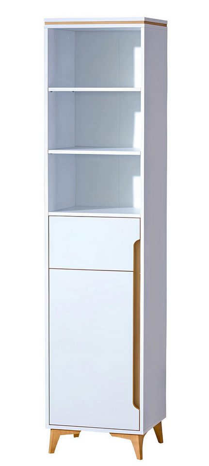 Xlmoebel Vitrine Moderne Weiß Glasvitrine für das Wohnzimmer aus unserer Kollektion (1-St., Vitrine) Hergestellt in Europa von Xlmoebel