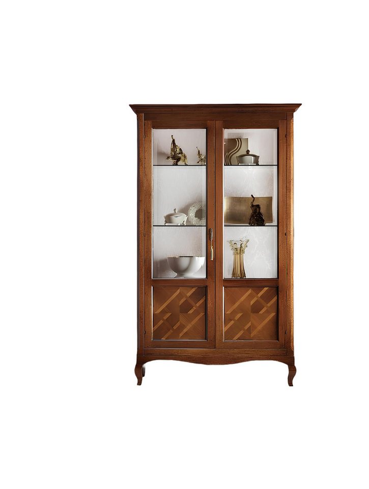 Xlmoebel Vitrine Möbelset für das Wohnzimmer und Esszimmer mit Glasvitrine (Vitrine) Hergestellt in Europa von Xlmoebel