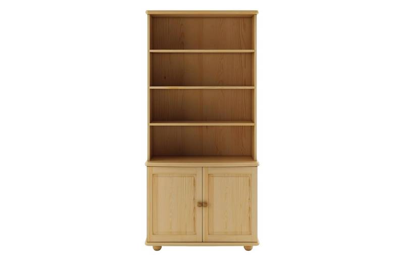 Xlmoebel Vitrine Neue massive Holz-Vitrine für das Wohnzimmer mit Glas-Schrank Regal (1-St., Vitrine) Hergestellt in Europa von Xlmoebel