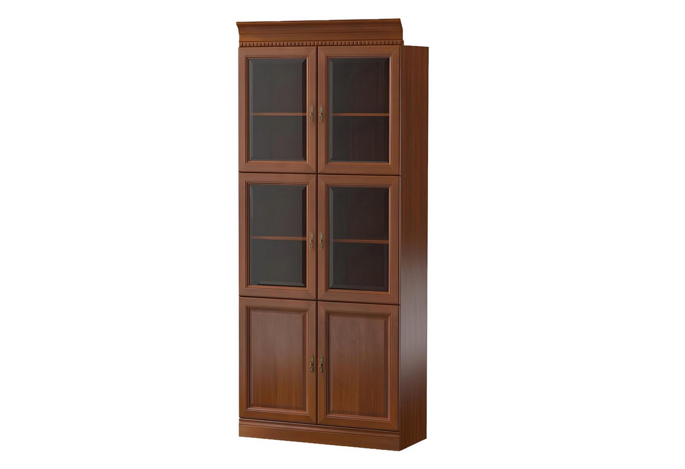 Xlmoebel Vitrine Traditionelle Schränke Schrank Vitrine Vitrinenschrank Glas (Klassische Schränke Schrank Schrankwand - Model BA-1) Hergestellt in Europa von Xlmoebel