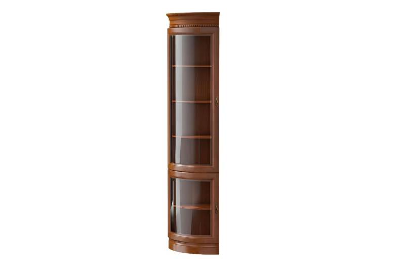 Xlmoebel Vitrine Traditioneller Schrank Ausstellungsschrank Eckvitrine Vitrinenschränke (Klassische Schränke Schrank Schrankwand - Model BA-11) Hergestellt in Europa von Xlmoebel