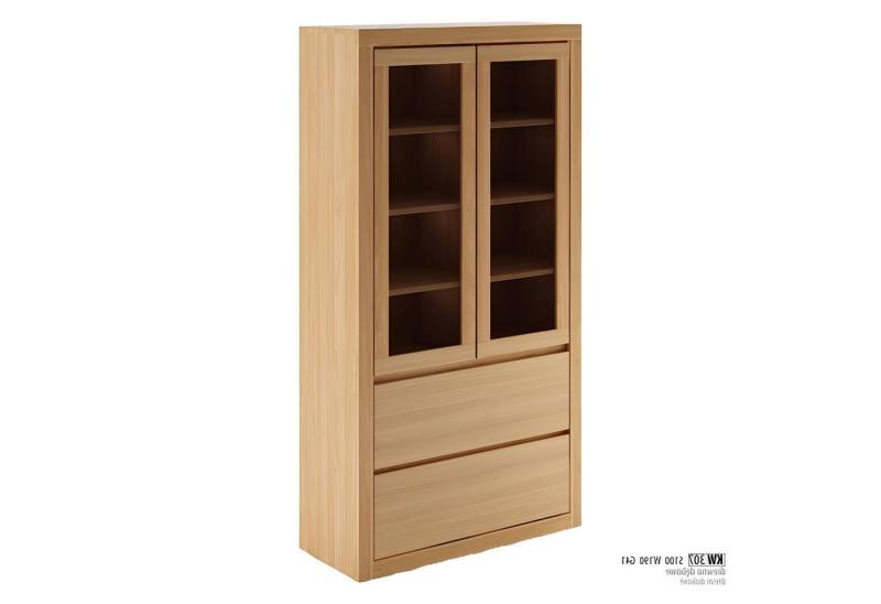 Xlmoebel Vitrine Zeitgemäßer Schrank aus Glasvitrinen Handgefertigt Massivholz Möbel (Vitrine) Hergestellt in Europa von Xlmoebel