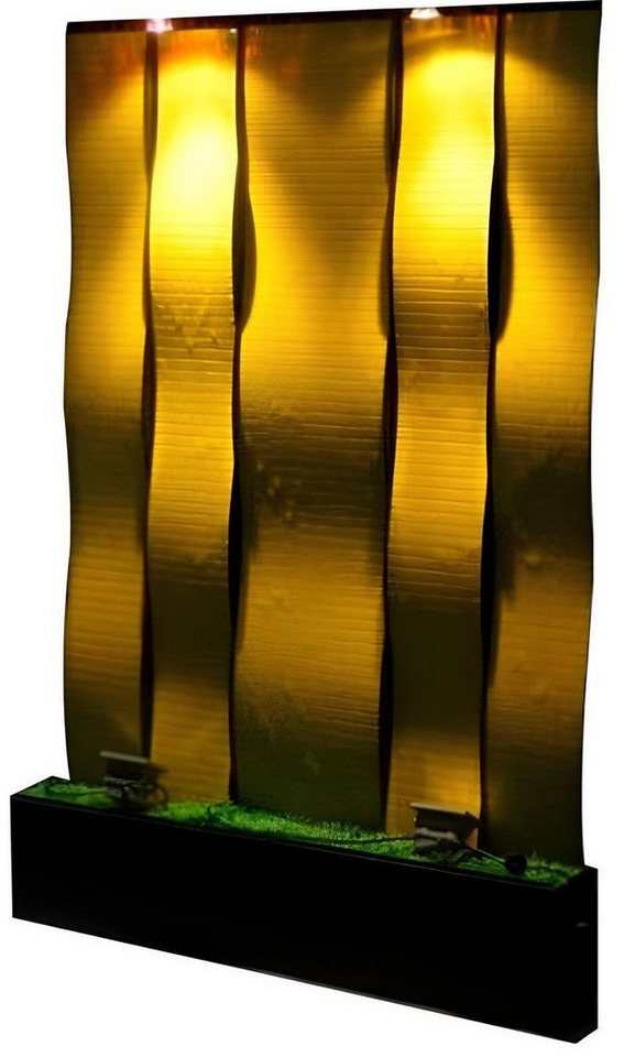 Xlmoebel Zimmerbrunnen Neues Wandpanel mit LED-Beleuchtung für eine Wasserwand in den Maßen, (Water Wall), Hergestellt in Europa von Xlmoebel
