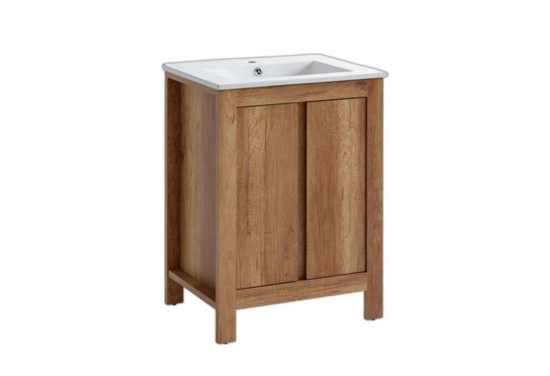 Xlmoebel Waschtisch Badezimmermöbel 60cm Waschbeckenunterschrank mit Schublade (1-St., Waschtisch), Hergestellt in Europa von Xlmoebel