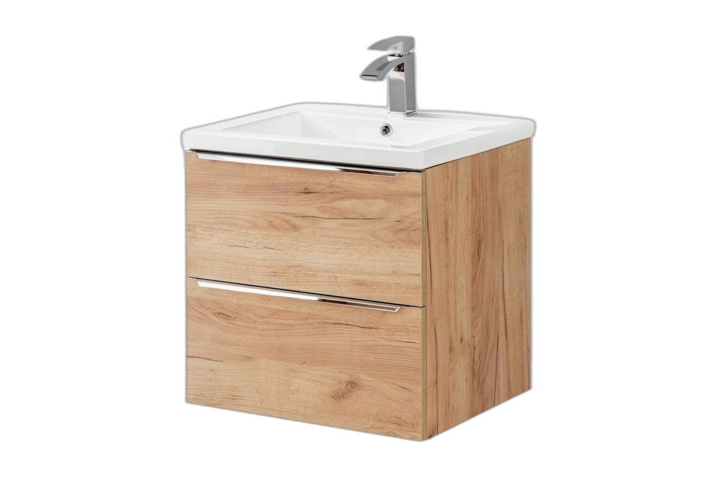 Xlmoebel Waschtisch Gestaltung Premium Wandhängeschrank mit integriertem Waschbecken (1-St., Waschtisch), Hergestellt in Europa von Xlmoebel