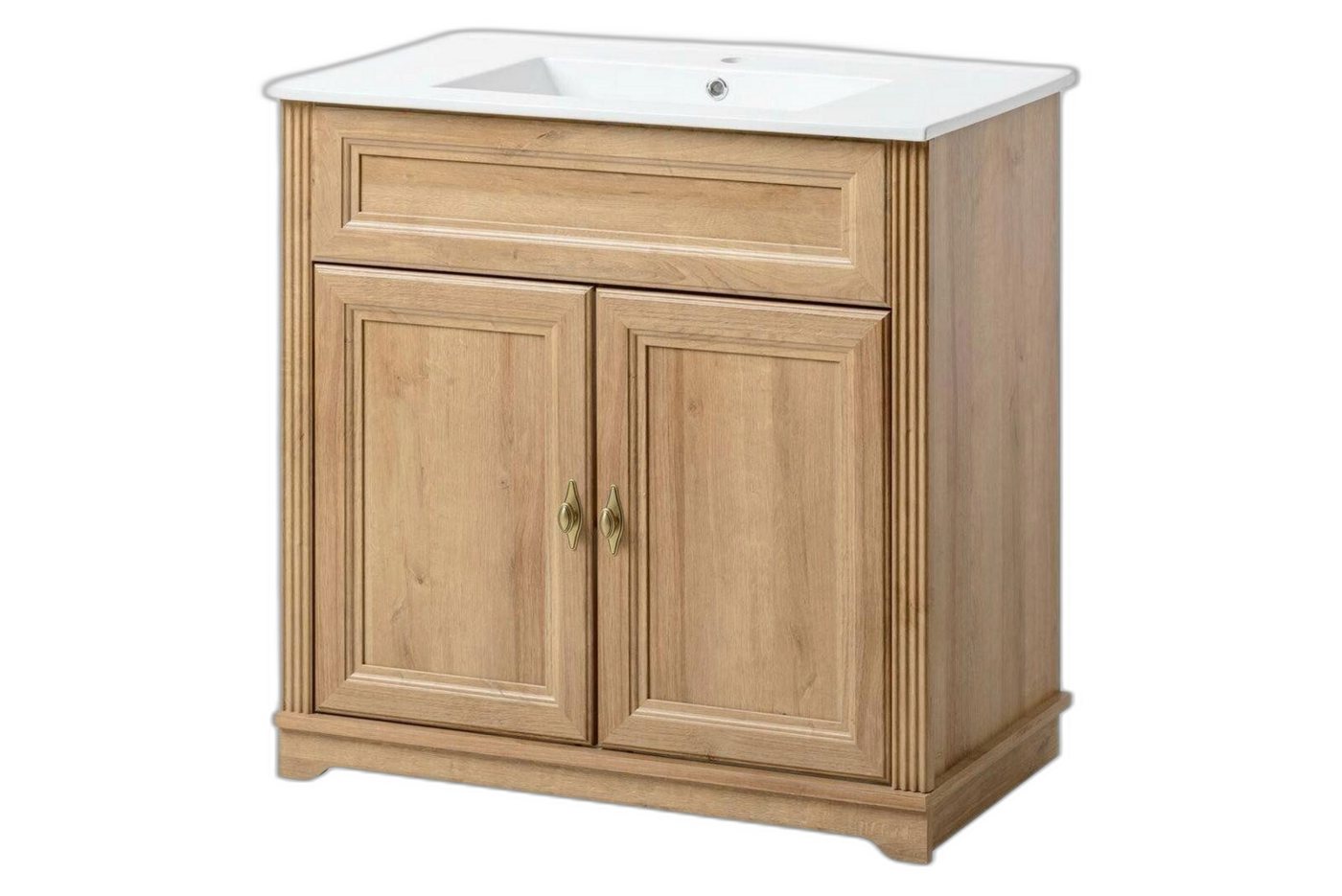 Xlmoebel Waschtisch Waschplatz Waschbeckenunterschrank 80 cm Spülbecken (1-St., Waschtisch), Hergestellt in Europa von Xlmoebel