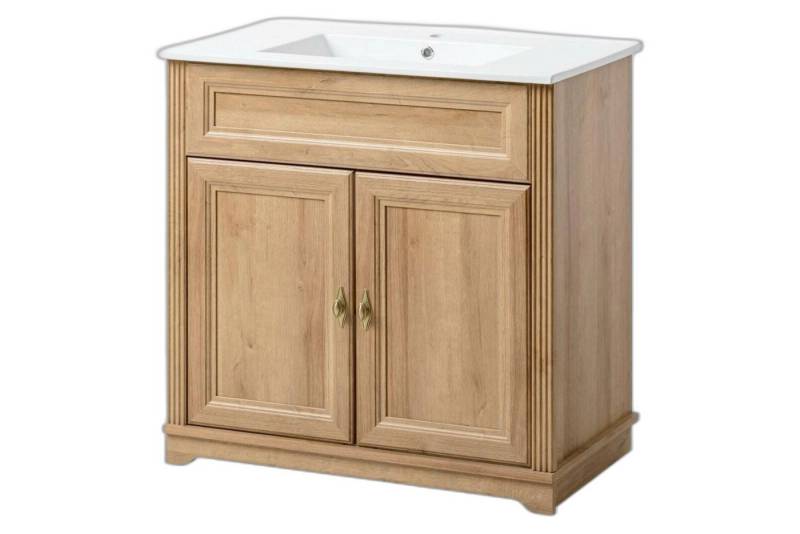 Xlmoebel Waschtisch Waschplatz Waschbeckenunterschrank 80 cm Spülbecken (1-St., Waschtisch), Hergestellt in Europa von Xlmoebel