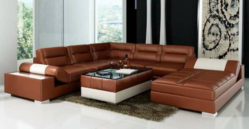 Xlmoebel Wohnlandschaft Designer Ledersofa Eckcouch mit Polsterung Big-Sofa, 1 Teile, Hergestellt in Europa Xlmoebel Wohnlandschaft Designer Ledersofa Eckcouch mit Polsterung Big-Sofa, 1 Teile, Hergestellt in Europa von Xlmoebel