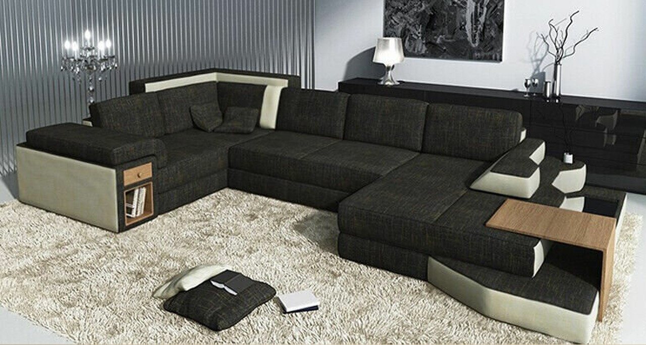 Xlmoebel Wohnlandschaft Großes Design-Sofa XXL mit USB-Anschluss Eckcouch Wohnlandschaft, Hergestellt in Europa Xlmoebel Wohnlandschaft Großes Design-Sofa XXL mit USB-Anschluss Eckcouch Wohnlandschaft, Hergestellt in Europa von Xlmoebel