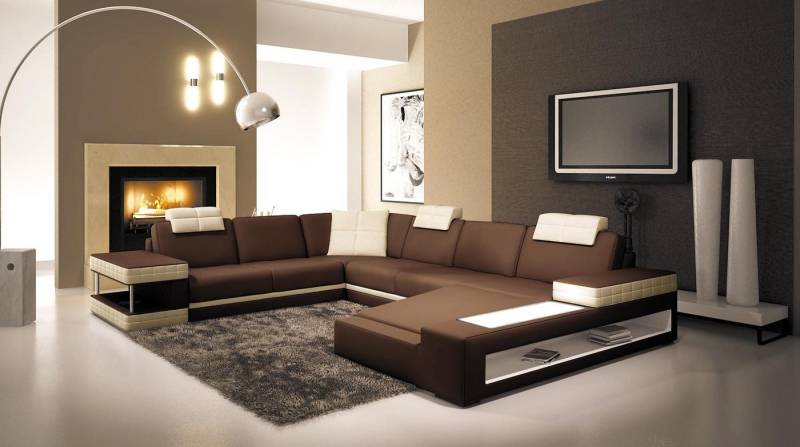 Xlmoebel Wohnlandschaft Großes XXL Ledersofa Couch Sitzpolster U-Form Set Sofas Leder, Hergestellt in Europa Xlmoebel Wohnlandschaft Großes XXL Ledersofa Couch Sitzpolster U-Form Set Sofas Leder, Hergestellt in Europa von Xlmoebel