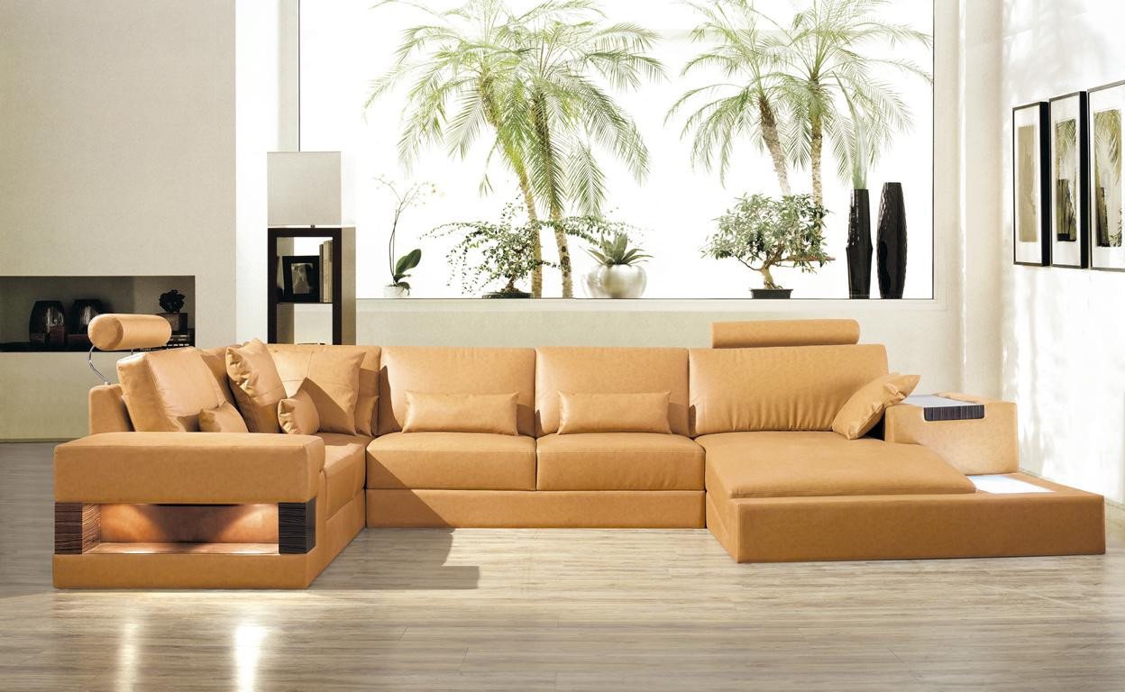 Xlmoebel Wohnlandschaft Großes XXL Ledersofa mit Ecklounge und U-Form Wohnlandschaft., Hergestellt in Europa Xlmoebel Wohnlandschaft Großes XXL Ledersofa mit Ecklounge und U-Form Wohnlandschaft., Hergestellt in Europa von Xlmoebel