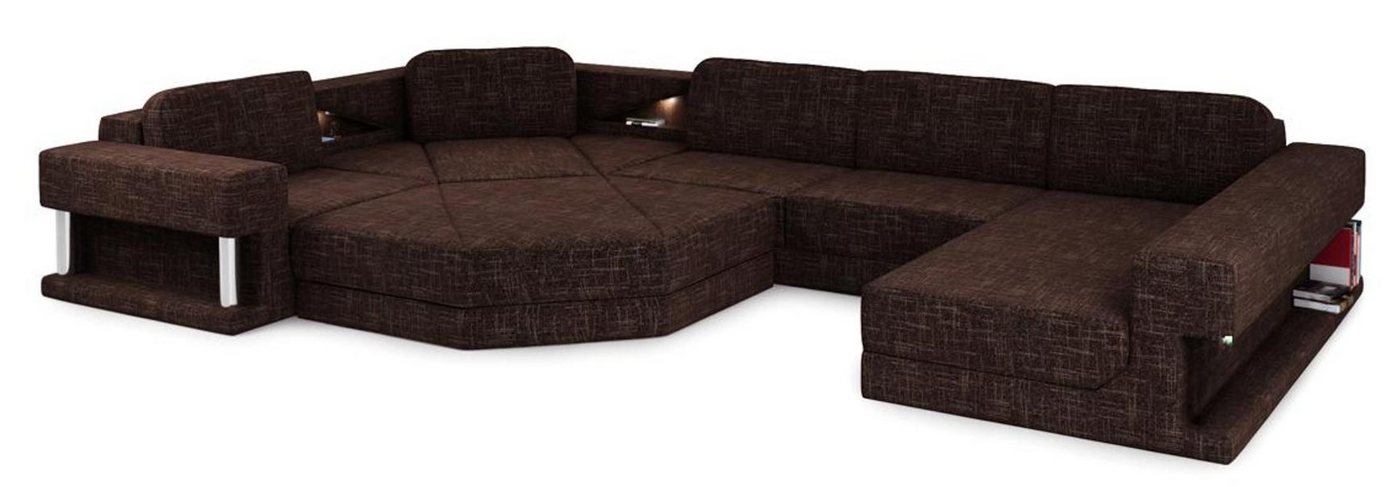 Xlmoebel Wohnlandschaft Leder Design Sofa U-Form Couch Polstermöbel Modern Stilvoll, Hergestellt in Europa Xlmoebel Wohnlandschaft Leder Design Sofa U-Form Couch Polstermöbel Modern Stilvoll, Hergestellt in Europa von Xlmoebel