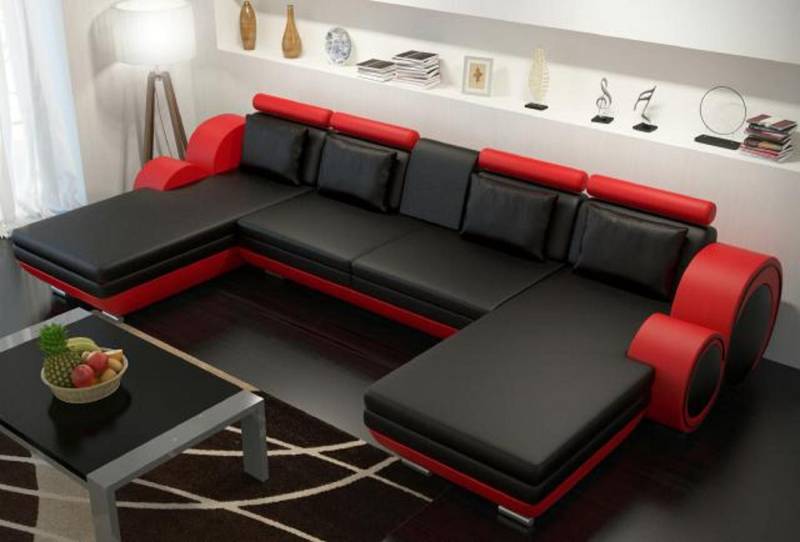 Xlmoebel Wohnlandschaft Ledersofa Berlin U-Form mit USB-Anschluss Lederecksofa Ledercouch, Hergestellt in Europa Xlmoebel Wohnlandschaft Ledersofa Berlin U-Form mit USB-Anschluss Lederecksofa Ledercouch, Hergestellt in Europa von Xlmoebel