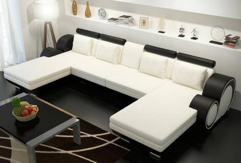 Xlmoebel Wohnlandschaft Ledersofa Berlin U-Form mit USB-Anschluss Lederecksofa Ledercouch, Hergestellt in Europa Xlmoebel Wohnlandschaft Ledersofa Berlin U-Form mit USB-Anschluss Lederecksofa Ledercouch, Hergestellt in Europa von Xlmoebel