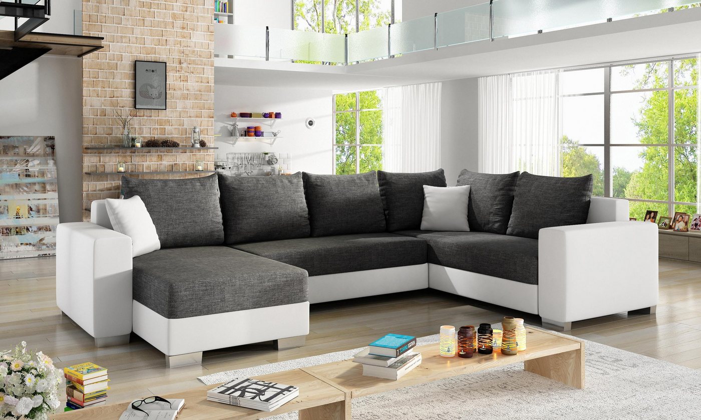 Xlmoebel Wohnlandschaft Modernes Design Sofa – Schlafcouch mit Polsterung aus Textil, Hergestellt in Europa Xlmoebel Wohnlandschaft Modernes Design Sofa – Schlafcouch mit Polsterung aus Textil, Hergestellt in Europa von Xlmoebel