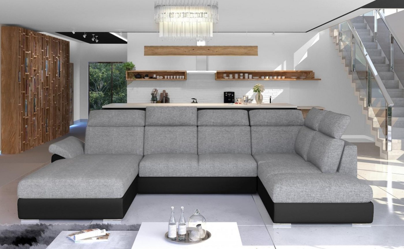 Xlmoebel Wohnlandschaft Modernes U-Form Sofa aus Stoff – Design Couch mit Polsterung, Hergestellt in Europa Xlmoebel Wohnlandschaft Modernes U-Form Sofa aus Stoff – Design Couch mit Polsterung, Hergestellt in Europa von Xlmoebel