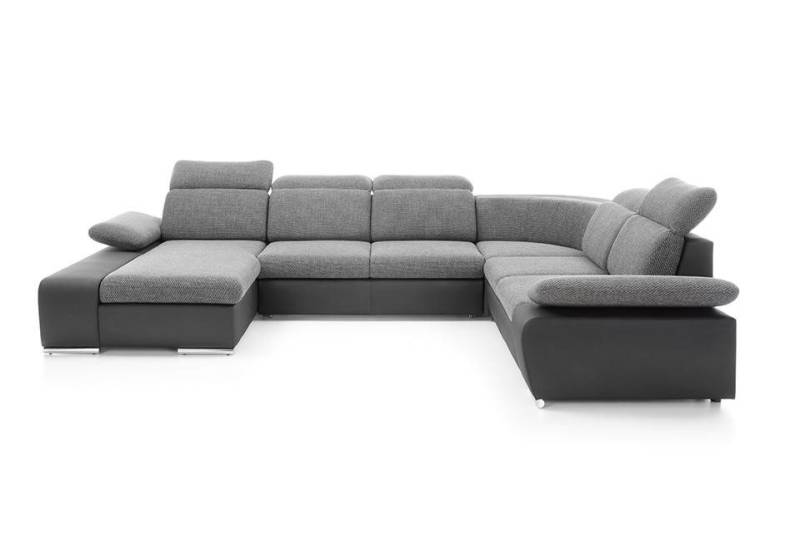 Xlmoebel Wohnlandschaft U-Form Ecksofa mit Schlaffunktion und Polstern, Hergestellt in Europa von Xlmoebel
