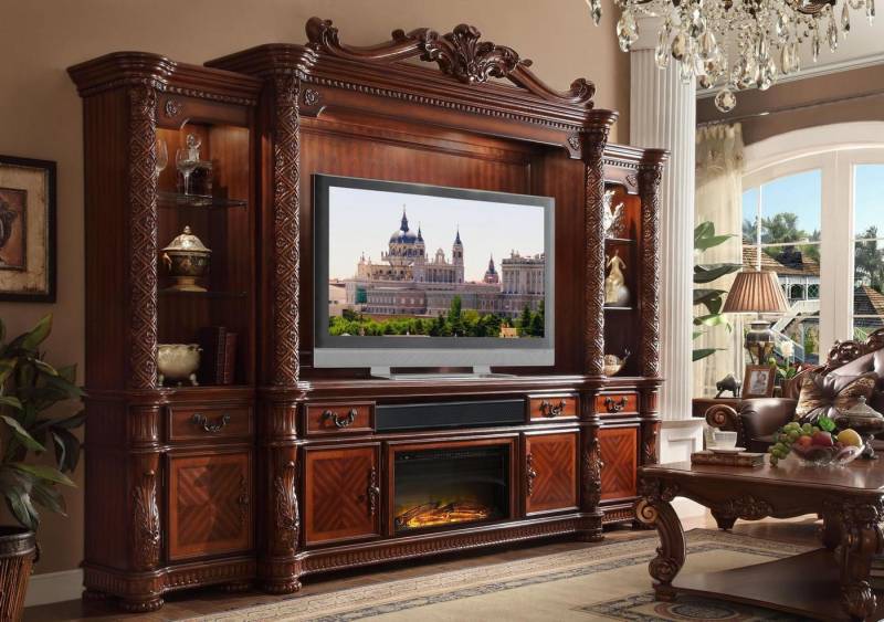 Xlmoebel Wohnwand Designer Wohnzimmer TV Anbauwand Fernsehschrank Wohnwand, (1-St., Wohnwand), Hergestellt in Europa von Xlmoebel