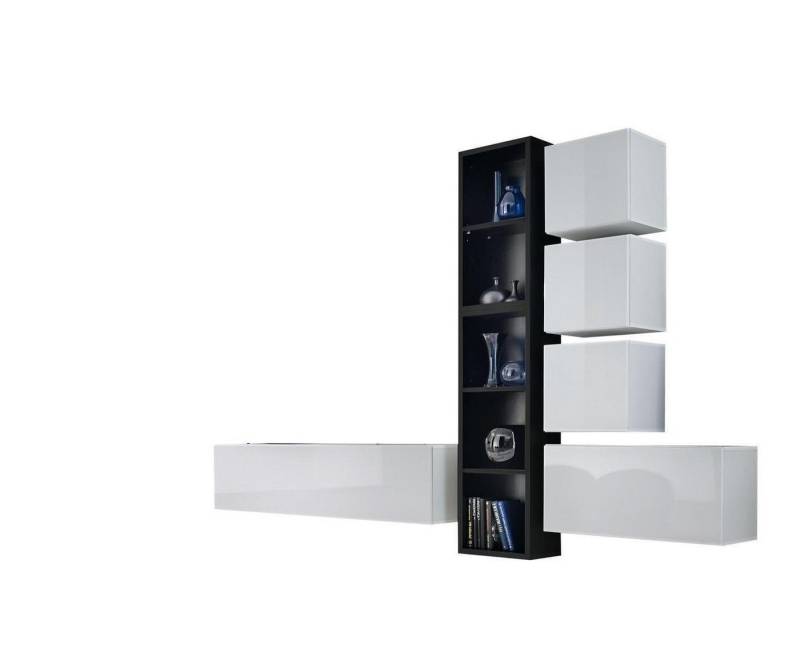 Xlmoebel Wohnwand Elegante Wohnwand Set Designer Regal TV-Sideboard Wohnzimmer, Hergestellt in Europa von Xlmoebel
