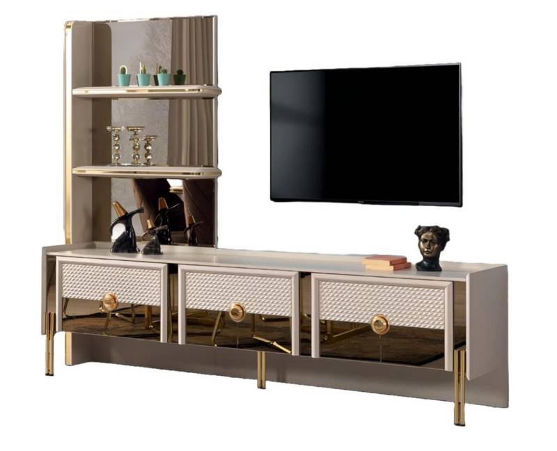 Xlmoebel Wohnwand Moderne Designer Möbel für das Wohnzimmer Wohnwand, TV-Ständer, (Wohnwand), Hergestellt in Europa von Xlmoebel