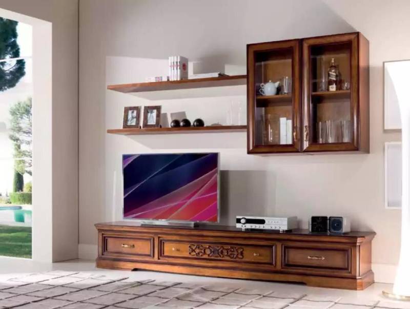 Xlmoebel Wohnwand Neues 5-teiliges Set im modernen Stil für das Wohnzimmer mit Lowboard, (5-St., Set 5tlg. Wohnwand (Lowboard + 2x Wandschränke + 2x Wandregale), Hergestellt in Europa von Xlmoebel