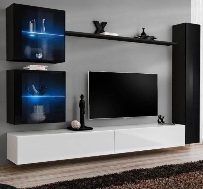 Xlmoebel Wohnwand Komplettset 6-teilige moderne Designer Wohnzimmer TV-Möbel, (6-St), Hergestellt in Europa von Xlmoebel