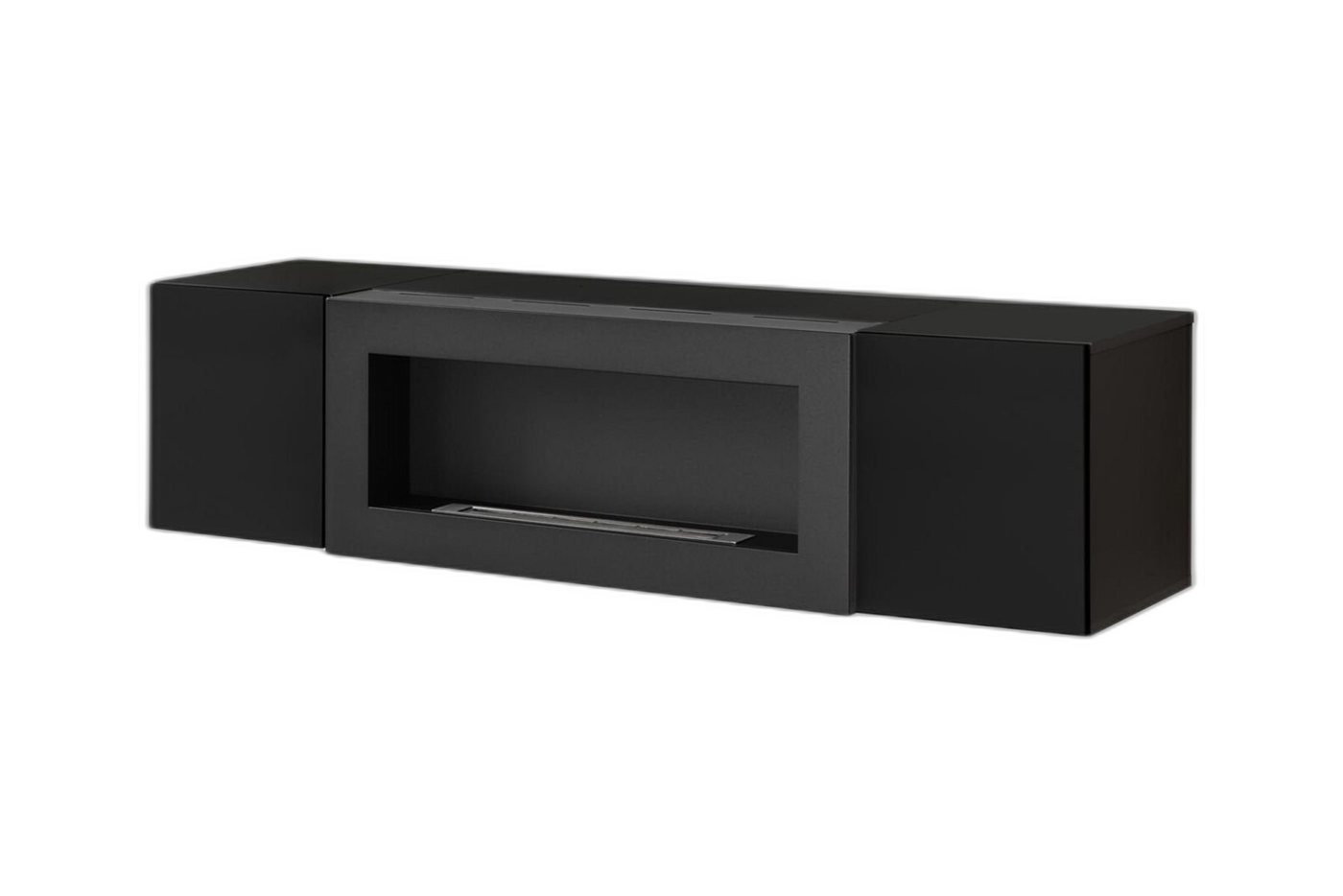 Xlmoebel Wohnwand Wohnzimmermöbel Wandregal Eleganz Möbelstück Kamin Gestalter Hängend, (1-St., Wandschrank mit Kamin), Hergestellt in Europa von Xlmoebel