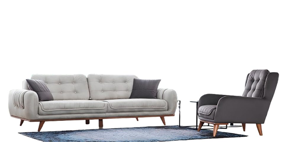 Xlmoebel Wohnzimmer-Set 3-Sitzer und 1-Sitzer Sofagarnitur mit Polstermöbeln in einer Gruppe, (1-St., Sofagarnitur 3 + 1 Sitzer), Hergestellt in Europa von Xlmoebel