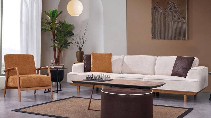 Xlmoebel Polstergarnitur Designer Polstermöbel Set für das Wohnzimmer mit vier Sitzplätzen, (2tlg.Sofagarnitur (Sofa 4 Sitzer + Sessel), Hergestellt in Europa von Xlmoebel
