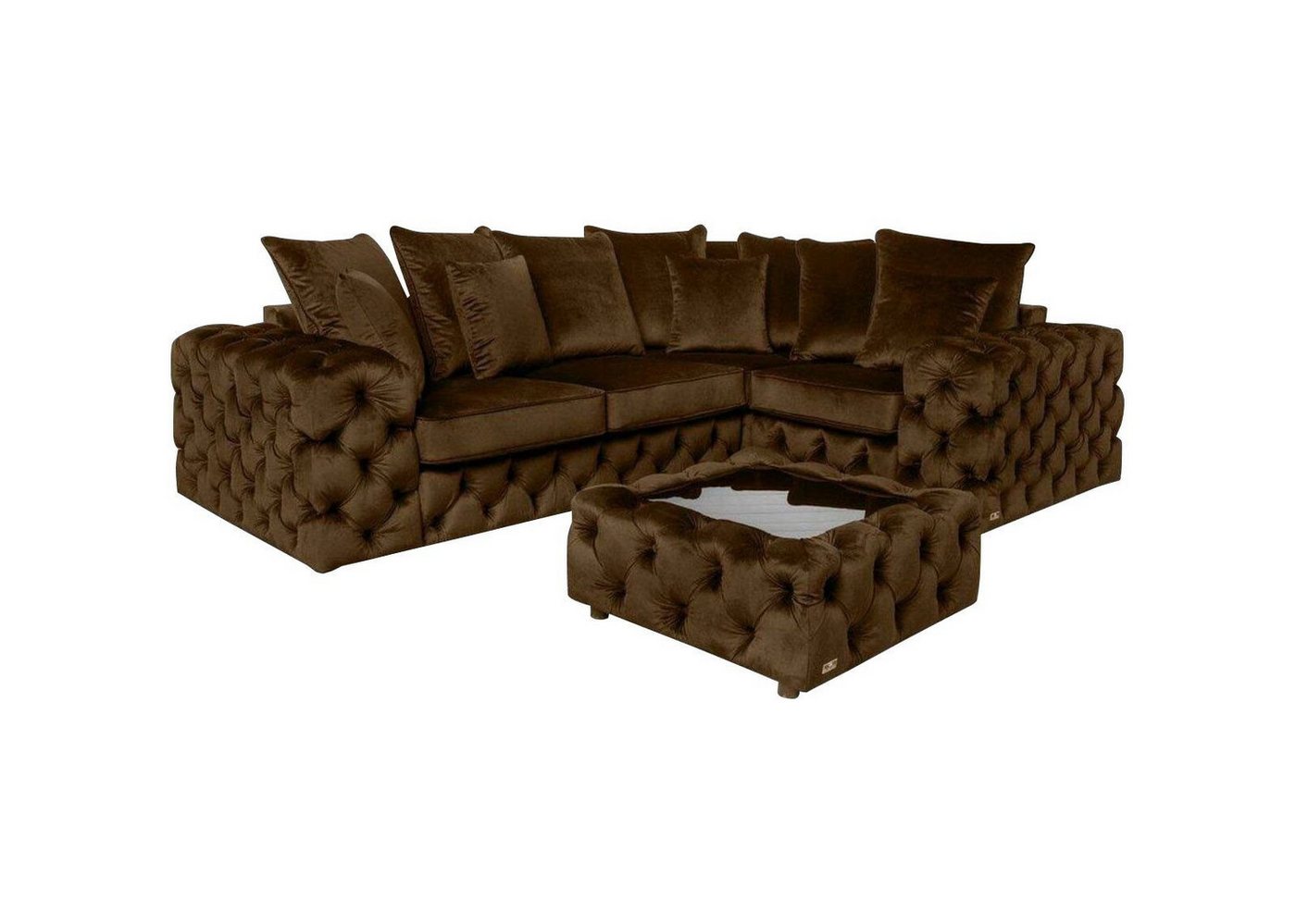Xlmoebel Wohnzimmer-Set Ecksofa L-Form Polster Couch Textil Eckgarnitur Wohnlandschaft, (Ecksofa L-Form / Couchttisch), Hergestellt in Europa von Xlmoebel