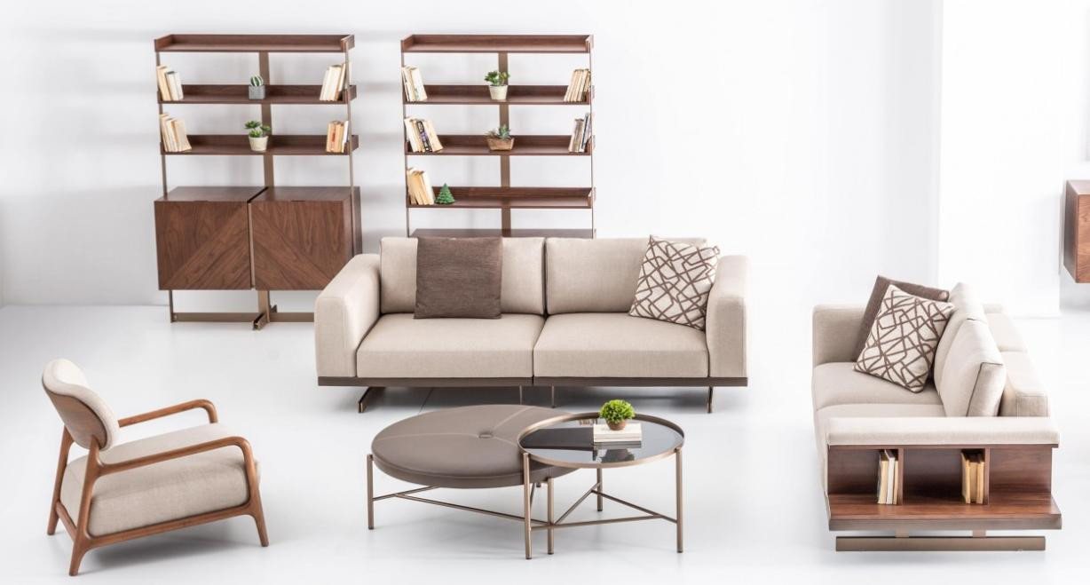 Xlmoebel Wohnzimmer-Set Exklusive Couchgarnitur Polstergruppe Set 3+2-Sitzer Grau, (2-St., Nur 3 + 2 Sitzer), Hergestellt in Europa von Xlmoebel