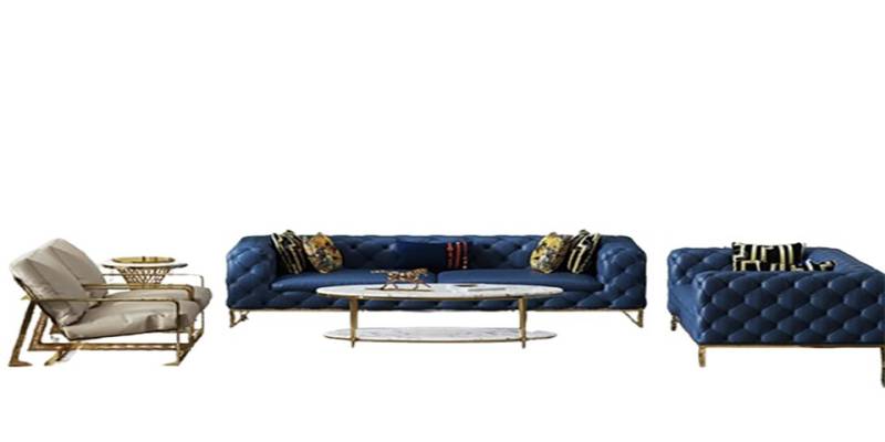 Xlmoebel Wohnzimmer-Set Luxuriöses Designer 4-teiliges Ledersofa Set mit 3-Sitzer, 2-Sitzer, (3-St., Sofagarnitur 3 + 2 + 1 + 1 Sitzer), Hergestellt in Europa von Xlmoebel