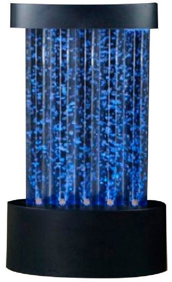 Xlmoebel Zimmerbrunnen Beleuchtetes LED-Wasserwand-Barregal in Säulenform, (Wassersäule), Hergestellt in Europa von Xlmoebel