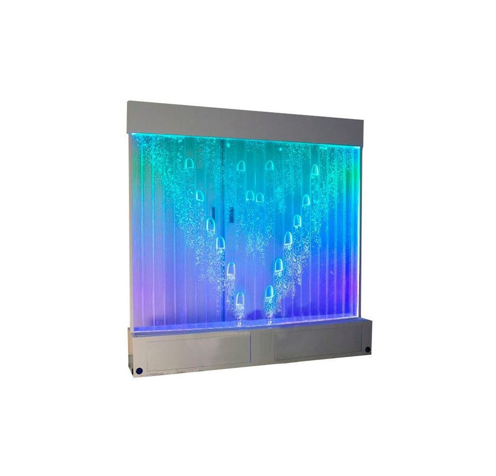 Xlmoebel Zimmerbrunnen LED-Wand mit modernem Design und beleuchteten Säulen, (Water Wall), Hergestellt in Europa von Xlmoebel