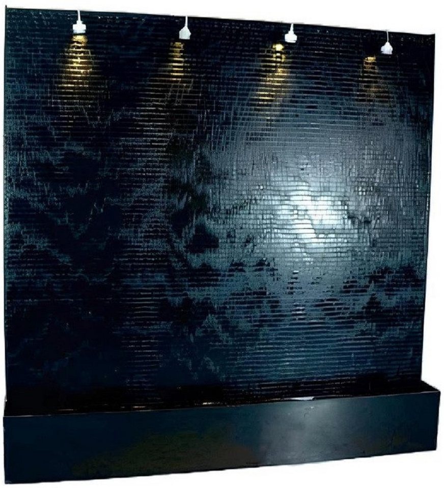 Xlmoebel Zimmerbrunnen LED-Wandpaneel mit Wasserfall-Effekt und Blasenwänden Wasserwand, (Water Wall), Hergestellt in Europa von Xlmoebel