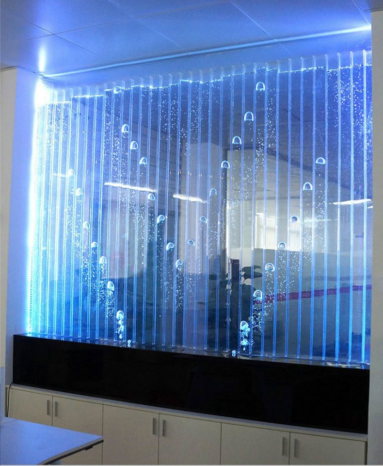 Xlmoebel Zimmerbrunnen Leuchtendes Designer-Wandpaneel mit LED-Wasserbläschen - Neue, Hergestellt in Europa von Xlmoebel