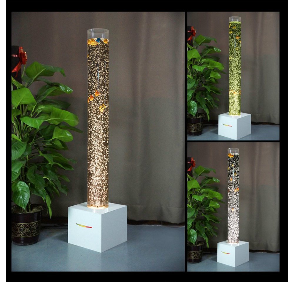 Xlmoebel Zimmerbrunnen Wassersäulen Lampe 150 cm LED Wasserwand als Raumdekoration SOFORT, (Wassersäule), Hergestellt in Europa von Xlmoebel