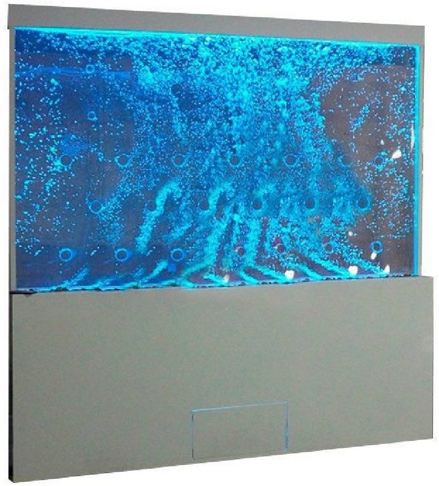 Xlmoebel Zimmerbrunnen Zeitgemäße Raumtrennung mit LED-beleuchteten Wasserwänden und -säulen, (Water Wall), Hergestellt in Europa von Xlmoebel