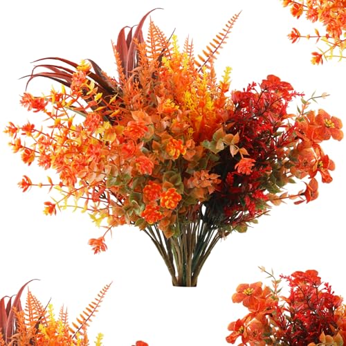 Xmart 10 Bündel Herbststrauß Künstlich 8 Stile KüNstliche Herbstblumen Kunstblumen Herbststrauß Pflanze Blumen für Herbstdeko Innen Draußen Outdoor Party Garten Balkon Tisch Deko Xmart 10 Bündel Herbststrauß Künstlich 8 Stile KüNstliche Herbstblumen Kunstblumen Herbststrauß Pflanze Blumen für Herbstdeko Innen Draußen Outdoor Party Garten Balkon Tisch Deko von Xmart