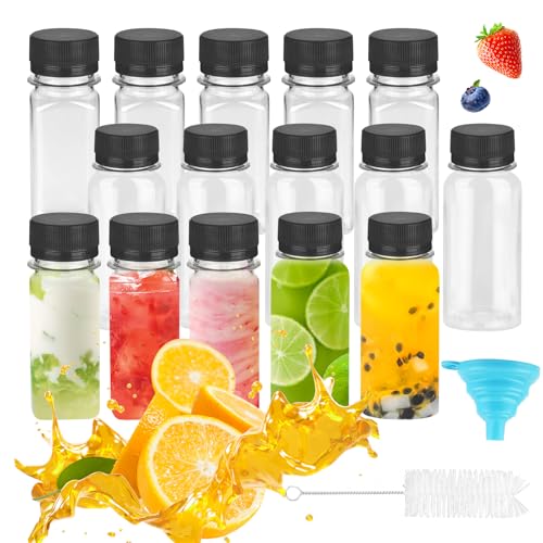 Xmart 16 Stück Shot Flaschen zum Befüllen 60ml/0.25oz Kleine Flaschen zum Befüllen Wiederverwendbare Plastikflaschen zum Befüllen Mini Flaschen zum Befüllen Saft Eis Grüne Bohne Kaffee Gewürz Milch Xmart 16 Stück Shot Flaschen zum Befüllen 60ml/0.25oz Kleine Flaschen zum Befüllen Wiederverwendbare Plastikflaschen zum Befüllen Mini Flaschen zum Befüllen Saft Eis Grüne Bohne Kaffee Gewürz Milch von Xmart
