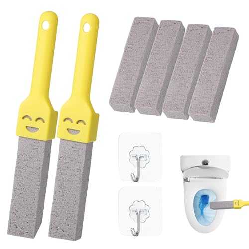 Xmart 6 Stück Cleaning Block WC Bimsstein Toilettenreiniger mit 2 Griff 2 Haken Pumice Stone Toilet Cleaner Toiletten Putzstein Reinigungsstein für Bad Toilette Küche Schwimmbäder Tiefe Flecken Xmart 6 Stück Cleaning Block WC Bimsstein Toilettenreiniger mit 2 Griff 2 Haken Pumice Stone Toilet Cleaner Toiletten Putzstein Reinigungsstein für Bad Toilette Küche Schwimmbäder Tiefe Flecken von Xmart