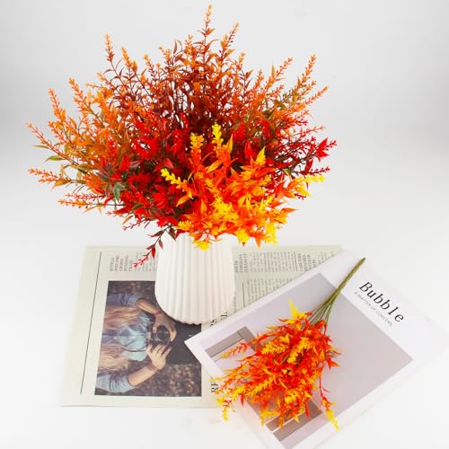 Xmart 8 Bündel Herbststrauß Künstlich Künstliche Herbstblumen Herbstzweige 7 Gegabelte Spitze Stacheln Herbst Balkonpflanzen Herbstdeko für Drinnen Draußen Party Tisch Garten Xmart 8 Bündel Herbststrauß Künstlich Künstliche Herbstblumen Herbstzweige 7 Gegabelte Spitze Stacheln Herbst Balkonpflanzen Herbstdeko für Drinnen Draußen Party Tisch Garten von Xmart