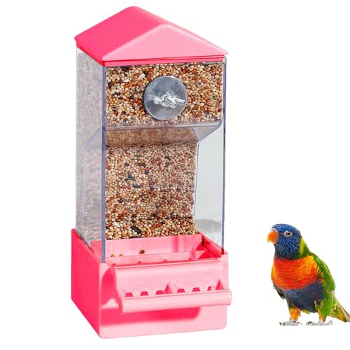 Wellensittich Futterautomat,Automatischer Vogelfutterspender Für Käfig,Transparenter Futterbehälter Für Finken Kanarienvögel Kakadus Garten Balkon Terrasse - Für Sperlinge Rotkehlchen Und Wellensittich Futterautomat,Automatischer Vogelfutterspender Für Käfig,Transparenter Futterbehälter Für Finken Kanarienvögel Kakadus Garten Balkon Terrasse - Für Sperlinge Rotkehlchen Und von Xmccvt