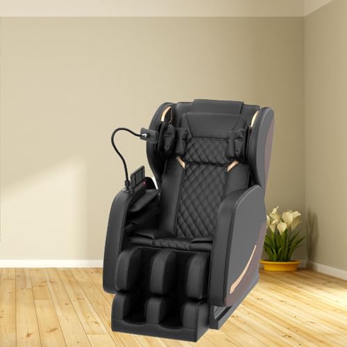 Xmifer Massagesessel mit Telefonständer, Fixpunktmassage, gepolstertem Kissen, Massagesessel fürs Homeoffice (Schwarz) von Xmifer