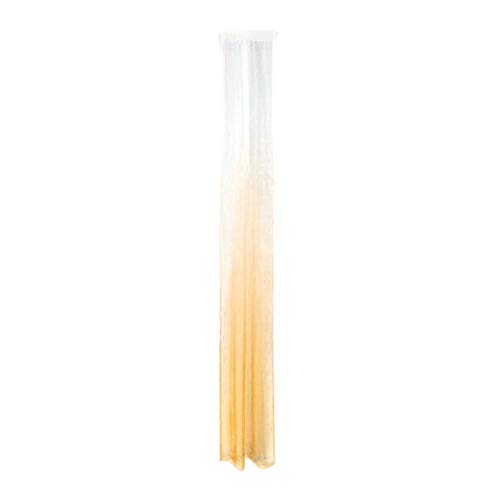 Xmiral T黵vorhang Gardine 50x200cm Gradient Color mit Stangenloch 2 St點k pro Packung(A) von Xmiral