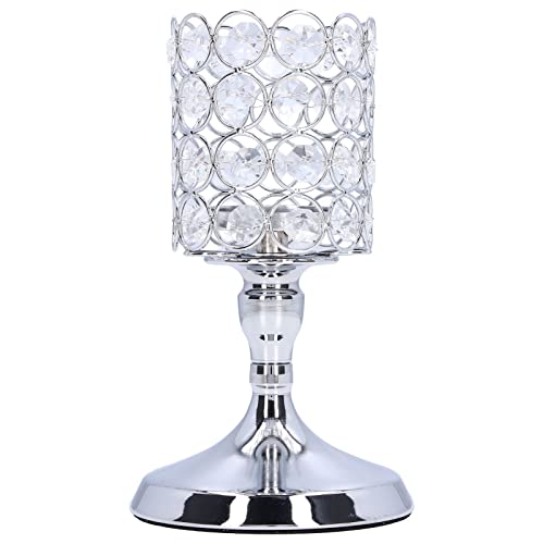 Xnferty Kristall-Kerzenhalter, Galvanisierungsprozess, Geschnitzter Design-Teelichthalter, Kerzenhalter Im Eleganten Stil für Tischdekoration, Hochzeitsfeier Xnferty Kristall-Kerzenhalter, Galvanisierungsprozess, Geschnitzter Design-Teelichthalter, Kerzenhalter Im Eleganten Stil für Tischdekoration, Hochzeitsfeier von Xnferty