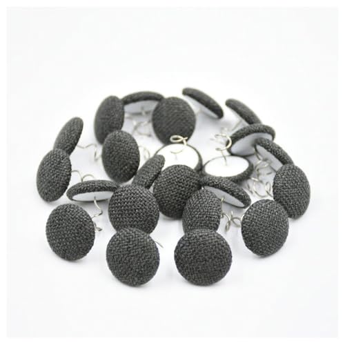 Polster Twist Pins, Bettrock Pins, SpiralnäGel Plastik Kopf Polsternagel Bettlaken Feste Pin Spiral Pins FüR PolstermöBel SchonbezüGe SofabezüGe BettröCke (12 Stück, Dark Grey) von Xniseng