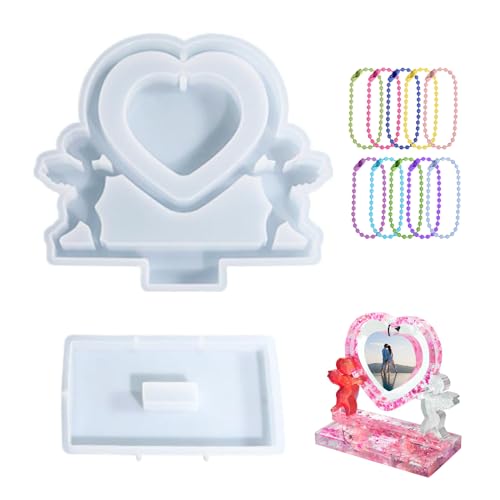 XoeLLe 3D Silikonformen Gießformen Engel, Silikonform Ostern, Kerzenformen zum GießEn, kerzengießform, Silikonform Engel, Leicht zu Entformen, für DIY Kerzen,Seife, Gips, Handwerk (Herz) XoeLLe 3D Silikonformen Gießformen Engel, Silikonform Ostern, Kerzenformen zum GießEn, kerzengießform, Silikonform Engel, Leicht zu Entformen, für DIY Kerzen,Seife, Gips, Handwerk (Herz) von XoeLLe