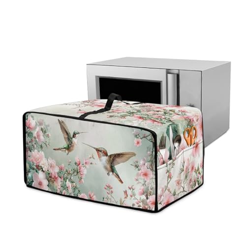 Xoenoiee Staubschutz für Toaster, Ofen, Kolibri, rosa Kirschblütenmuster, mit Griff und Seitentasche, universal, für Küche, kleine Geräte, strapazierfähig, Toaster-Ofenschutz, mittelgroß Xoenoiee Staubschutz für Toaster, Ofen, Kolibri, rosa Kirschblütenmuster, mit Griff und Seitentasche, universal, für Küche, kleine Geräte, strapazierfähig, Toaster-Ofenschutz, mittelgroß von Xoenoiee